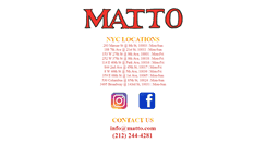 Desktop Screenshot of matto.com